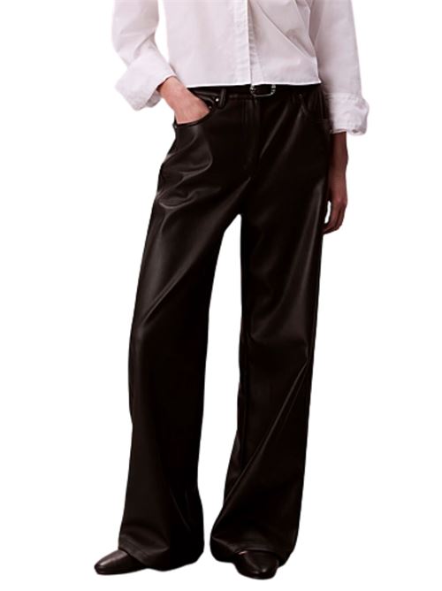 Pantalone in ecopelle Calvin Klein Jeans | LV044D619GUB1